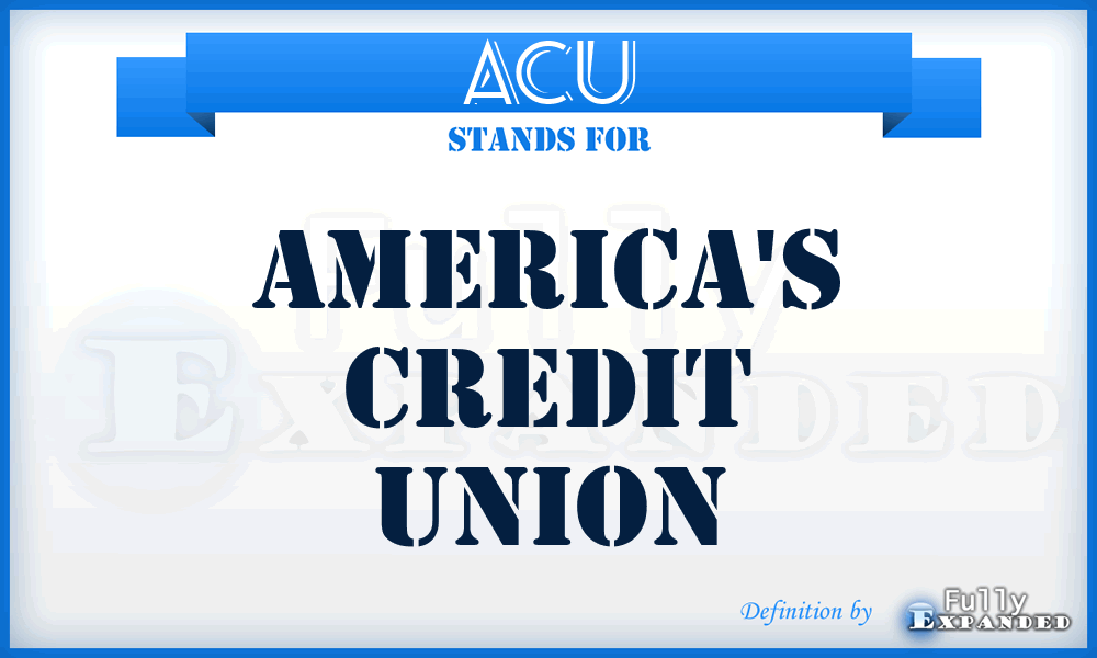 ACU - America's Credit Union