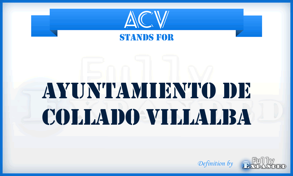 ACV - Ayuntamiento de Collado Villalba