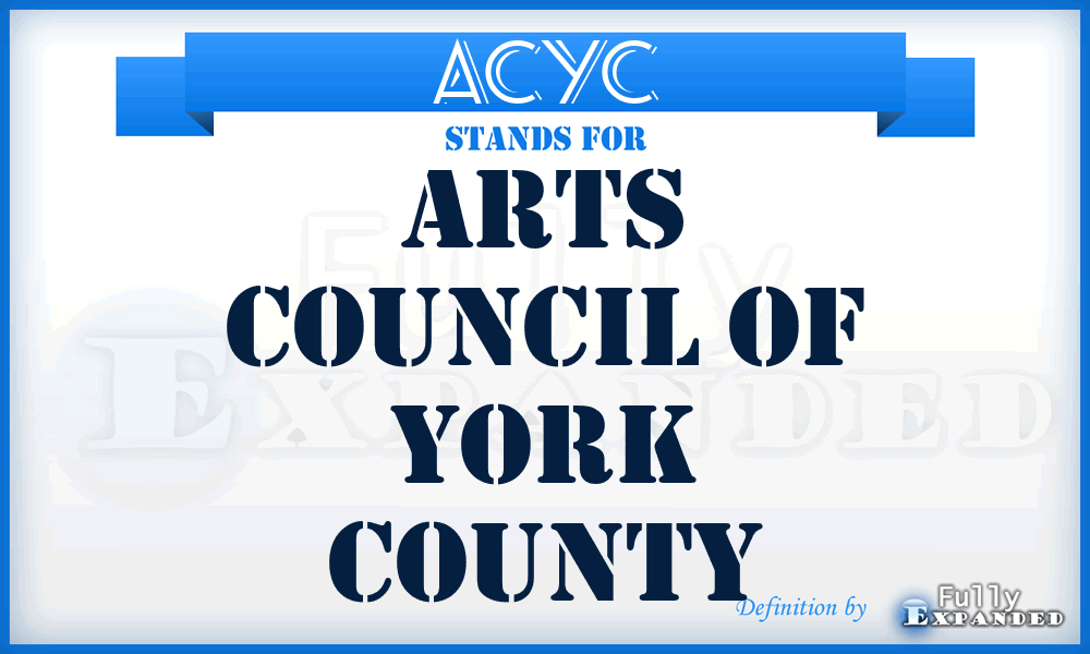 ACYC - Arts Council of York County