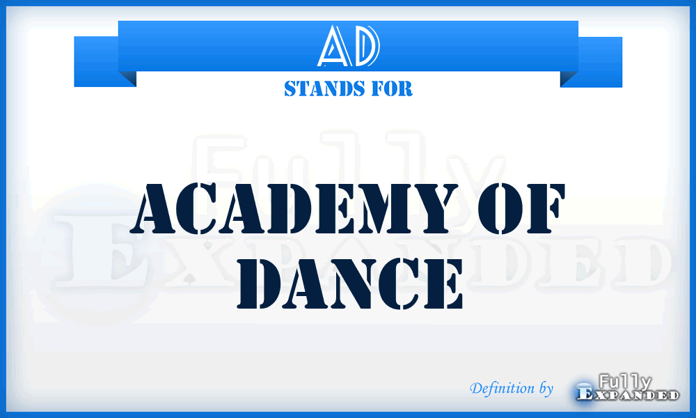 AD - Academy of Dance
