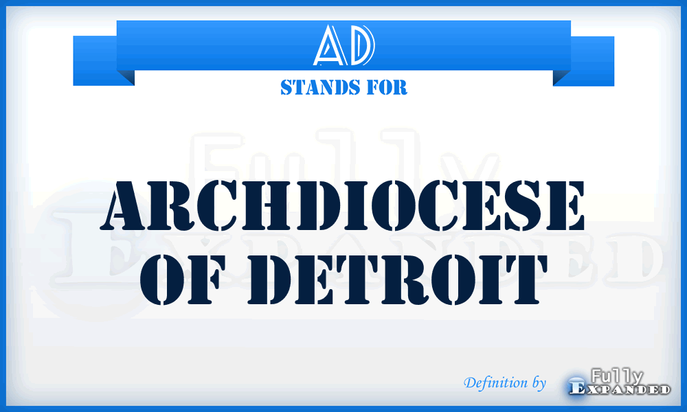 AD - Archdiocese of Detroit