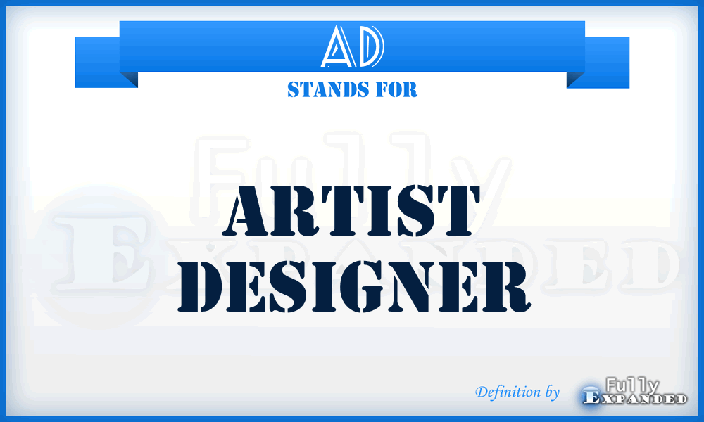 AD - Artist Designer