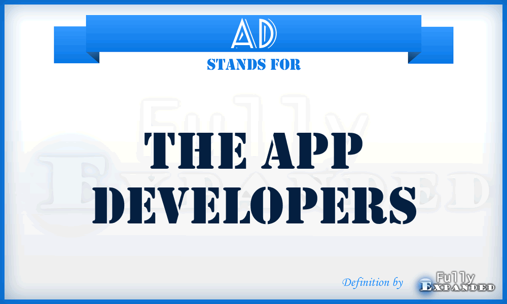 AD - The App Developers