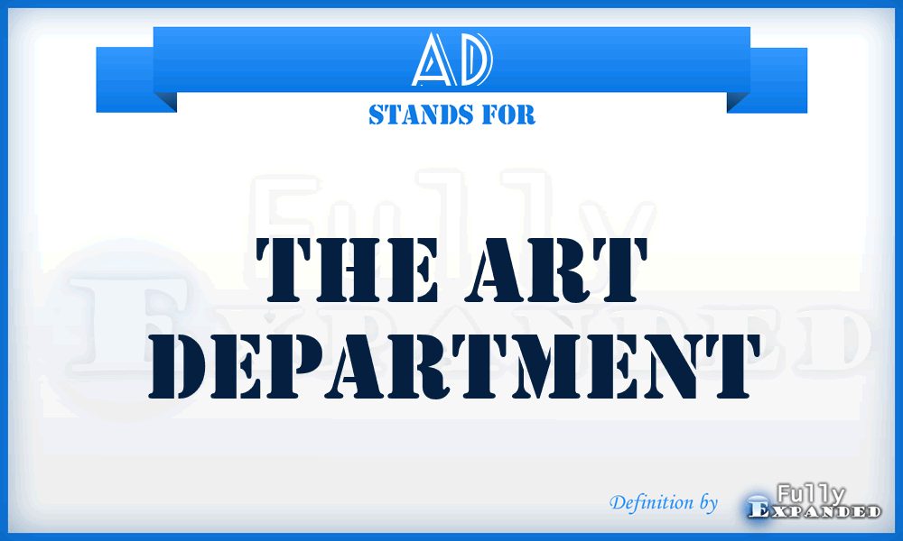 AD - The Art Department