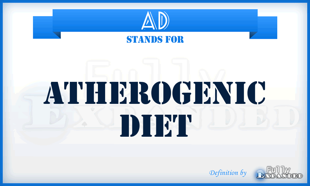 AD - atherogenic diet