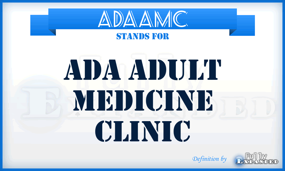 ADAAMC - ADA Adult Medicine Clinic