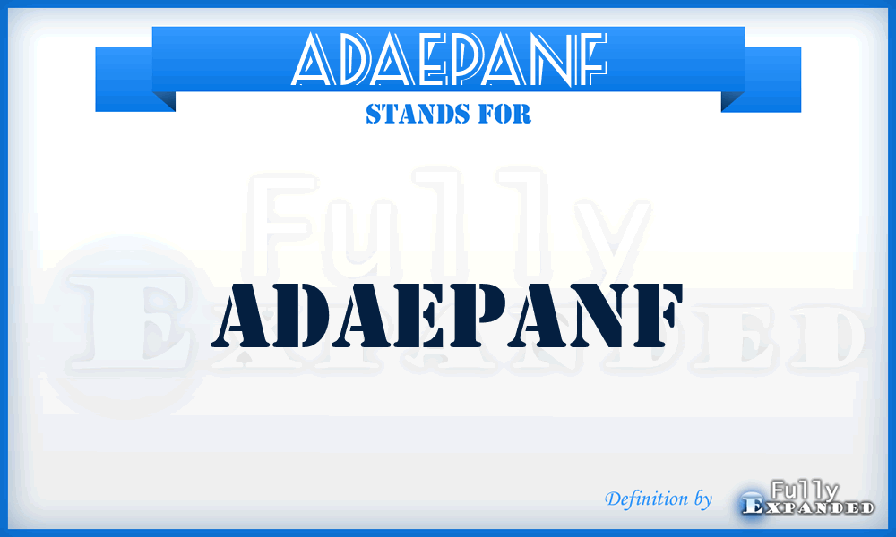 ADAEPANF - ADAEPANF