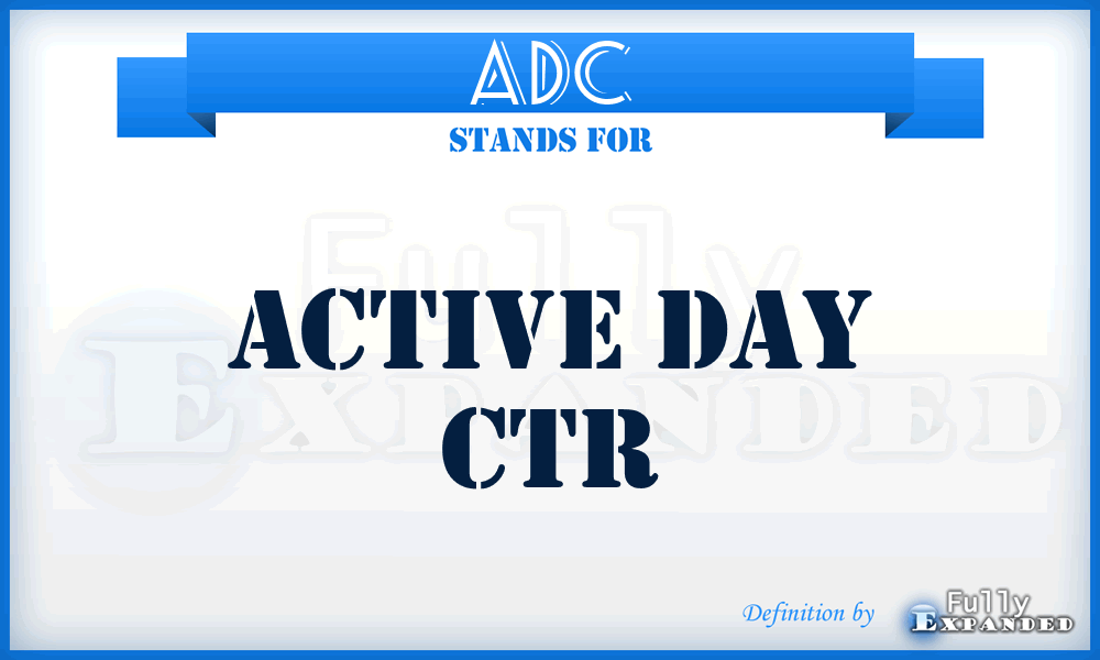 ADC - Active Day Ctr