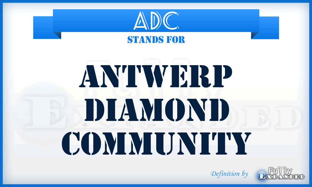 ADC - Antwerp Diamond Community