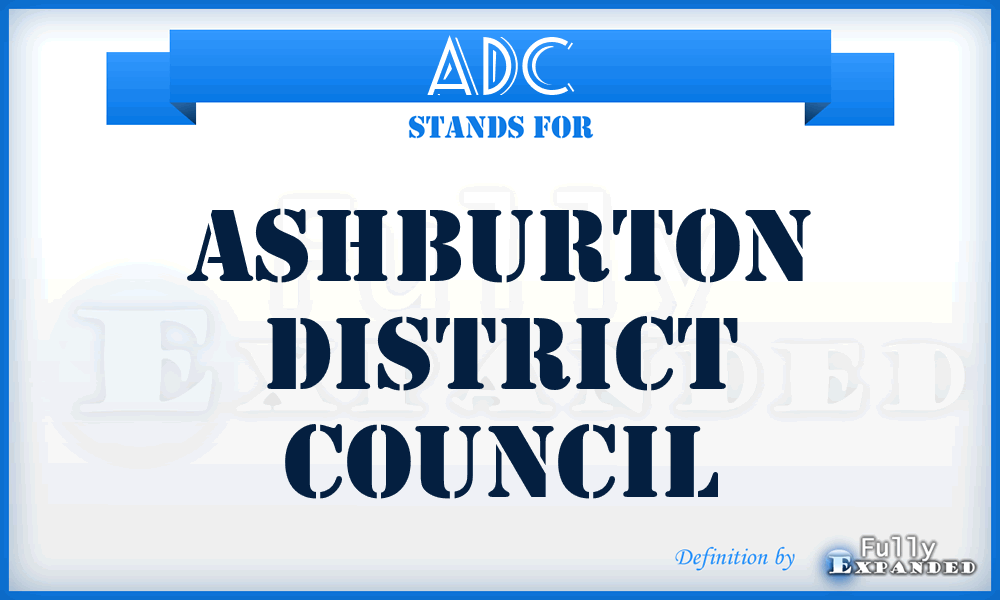 ADC - Ashburton District Council