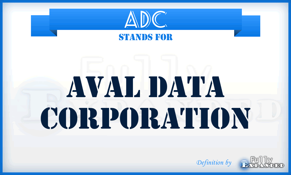 ADC - Aval Data Corporation