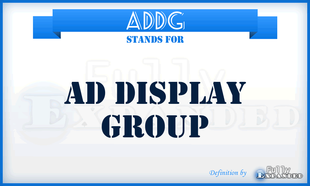 ADDG - AD Display Group