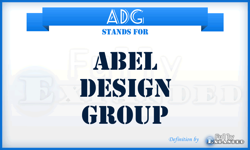 ADG - Abel Design Group