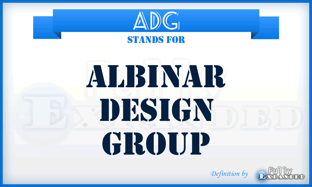 ADG - Albinar Design Group