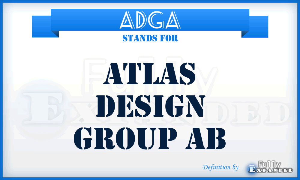 ADGA - Atlas Design Group Ab