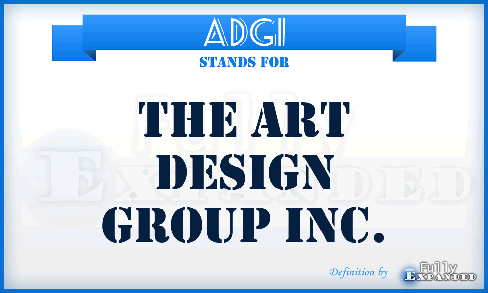 ADGI - The Art Design Group Inc.