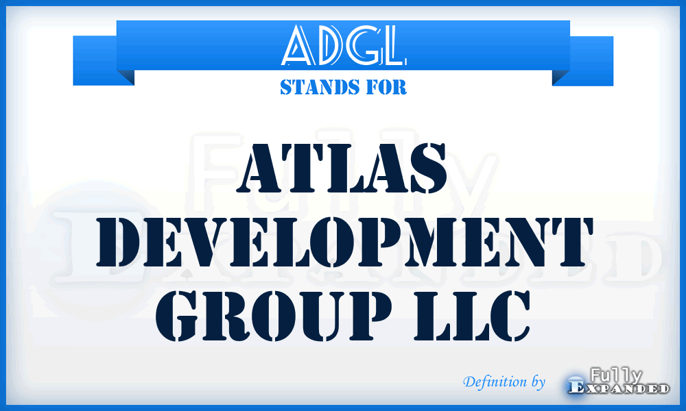 ADGL - Atlas Development Group LLC
