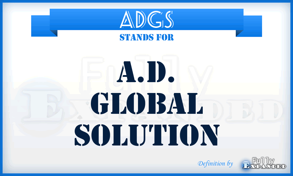 ADGS - A.D. Global Solution