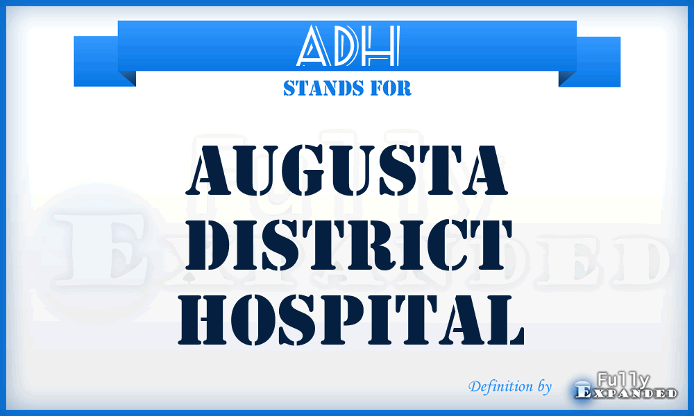 ADH - Augusta District Hospital