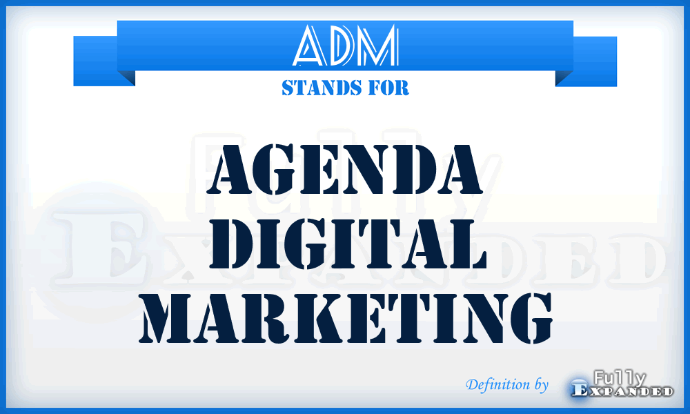 ADM - Agenda Digital Marketing