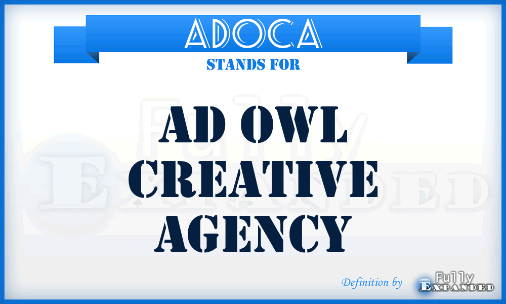 ADOCA - AD Owl Creative Agency