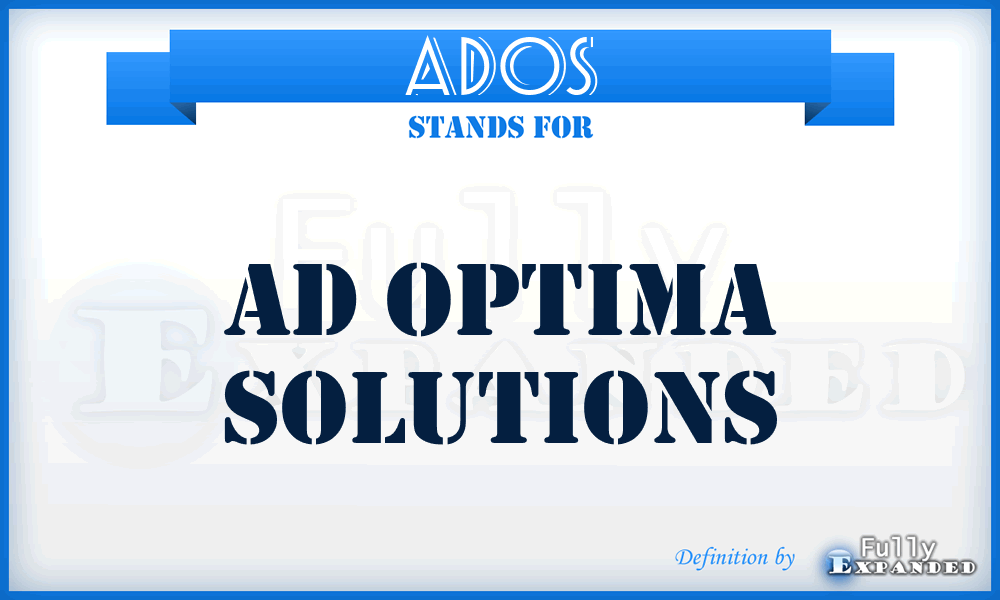 ADOS - AD Optima Solutions