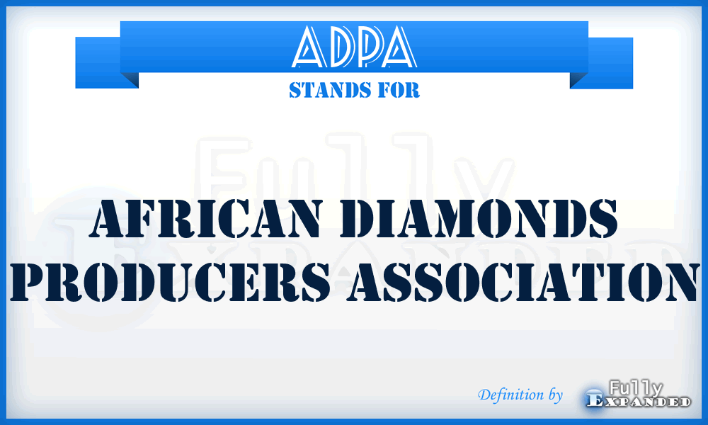 ADPA - African Diamonds Producers Association