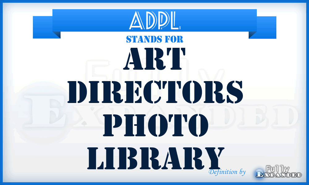 ADPL - Art Directors Photo Library