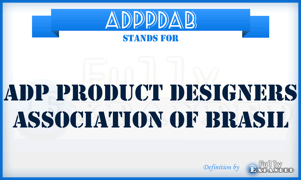 ADPPDAB - ADP Product Designers Association of Brasil