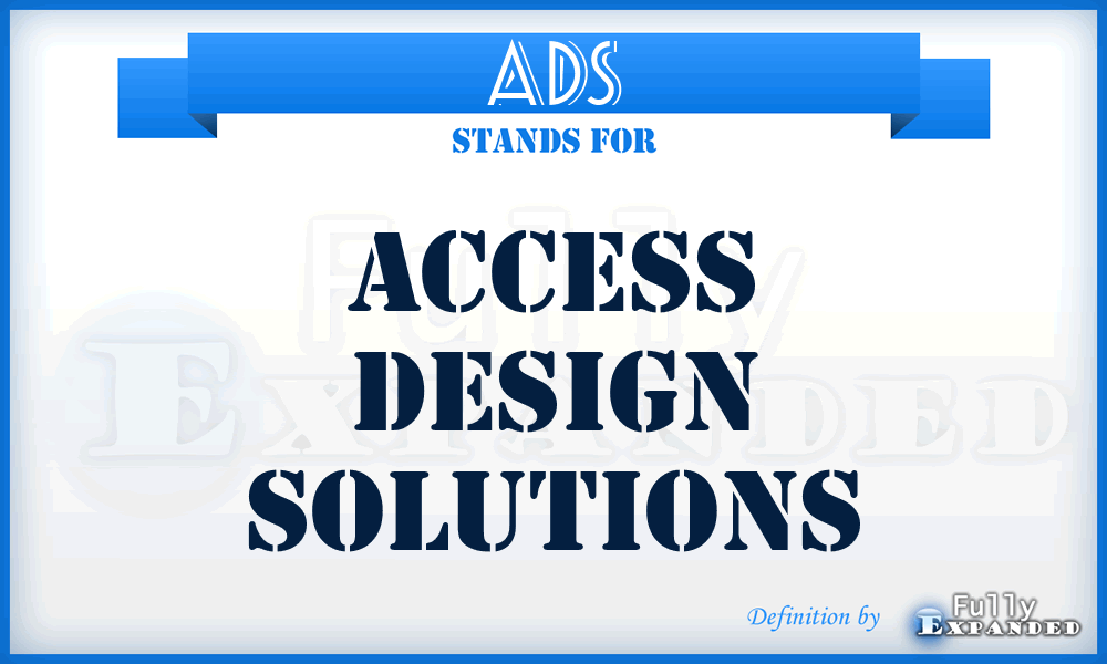 ADS - Access Design Solutions