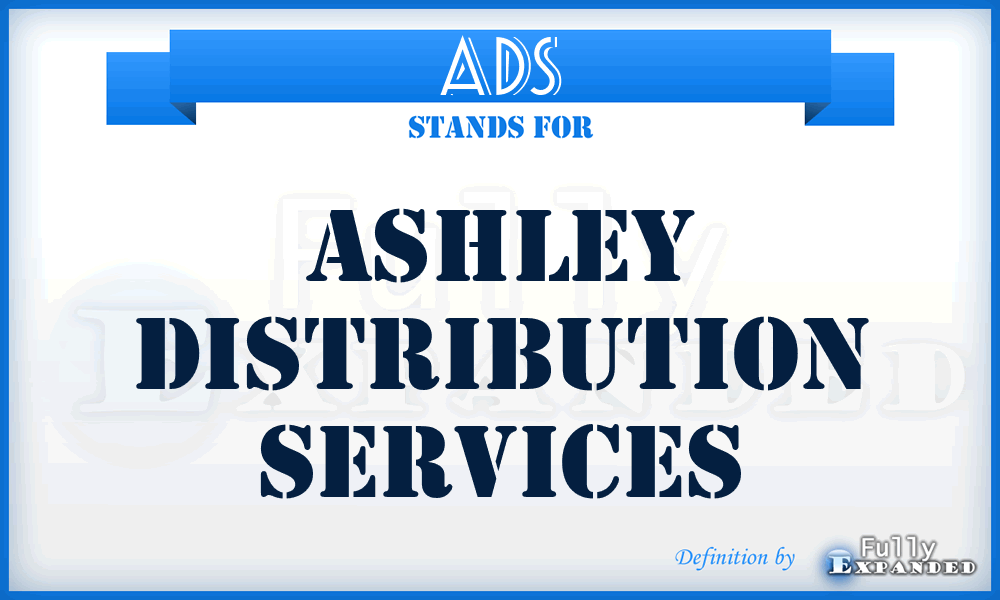 ADS - Ashley Distribution Services
