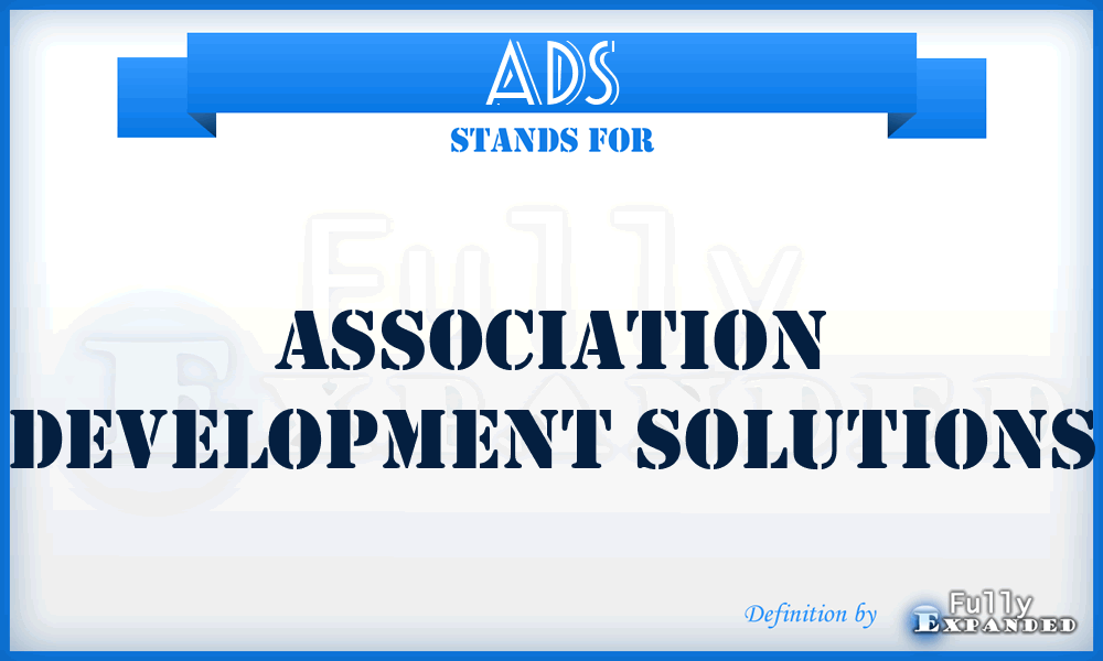 ADS - Association Development Solutions