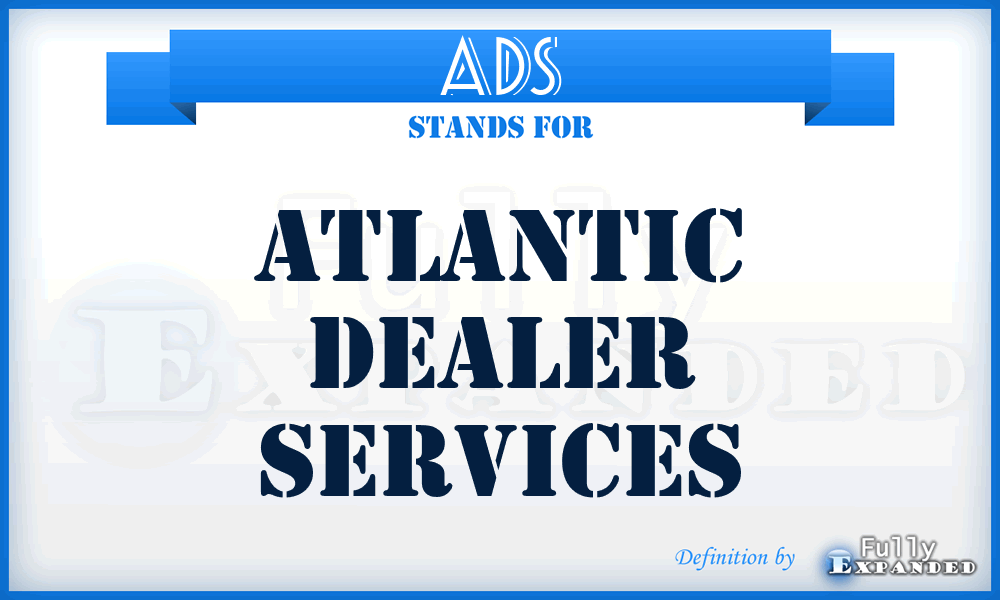 ADS - Atlantic Dealer Services