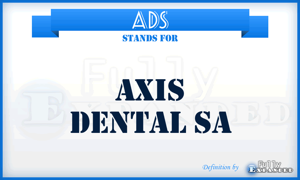 ADS - Axis Dental Sa