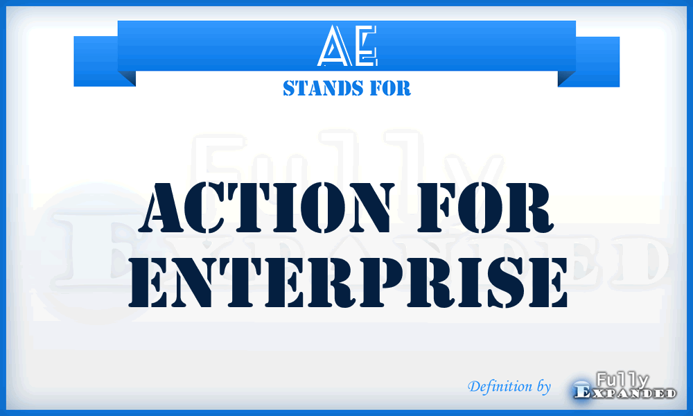 AE - Action for Enterprise