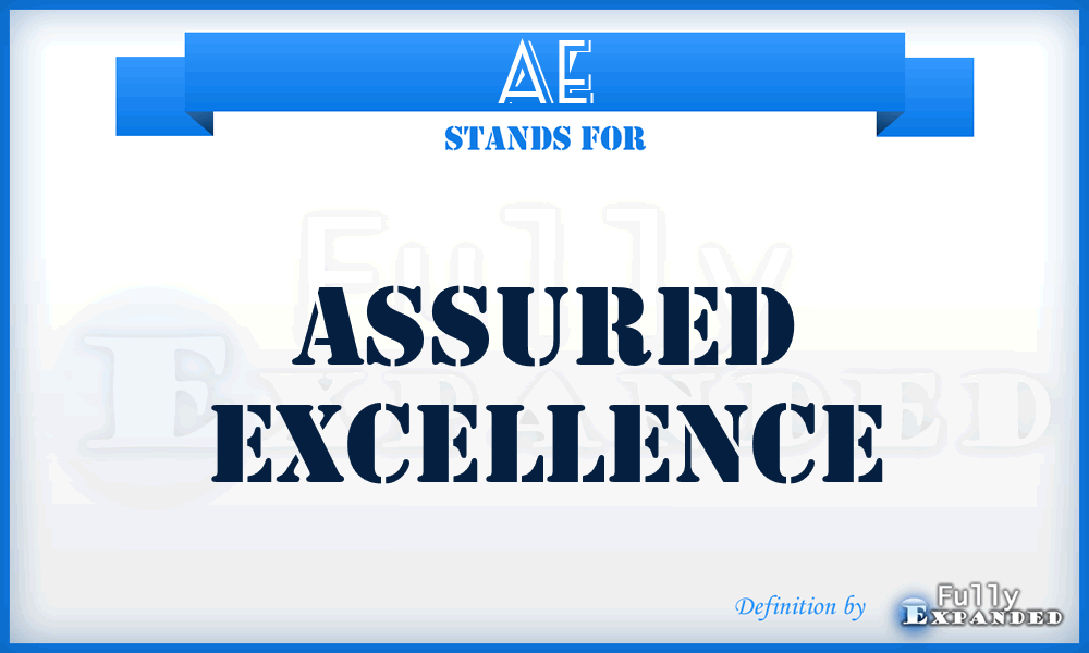 AE - Assured Excellence