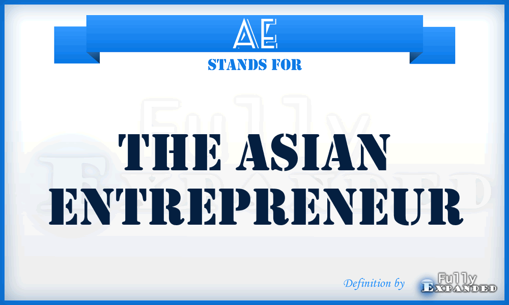 AE - The Asian Entrepreneur