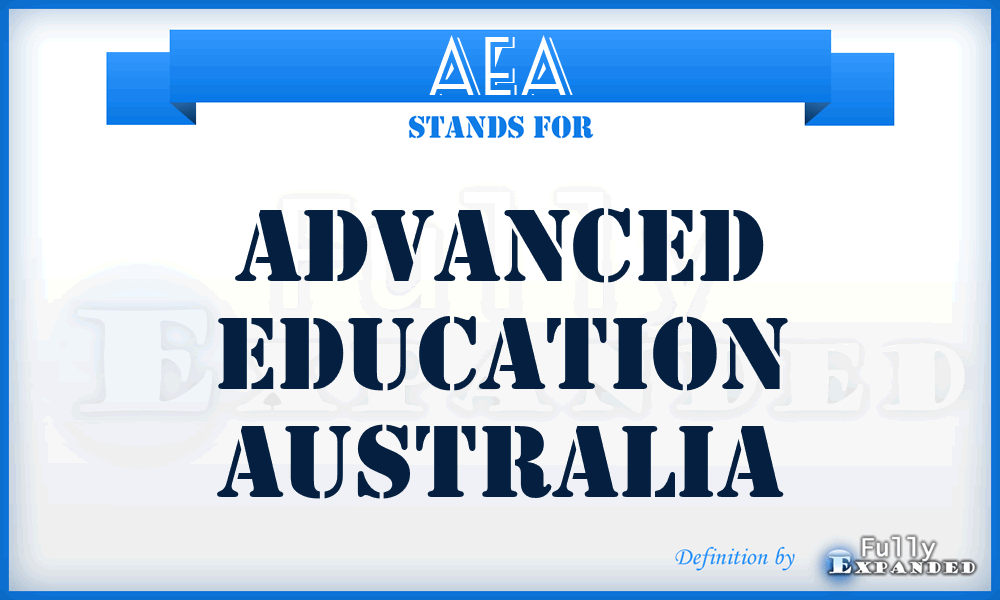 AEA - Advanced Education Australia