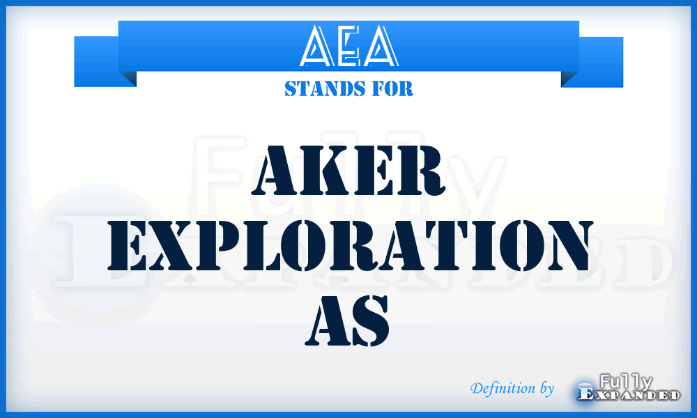 AEA - Aker Exploration As