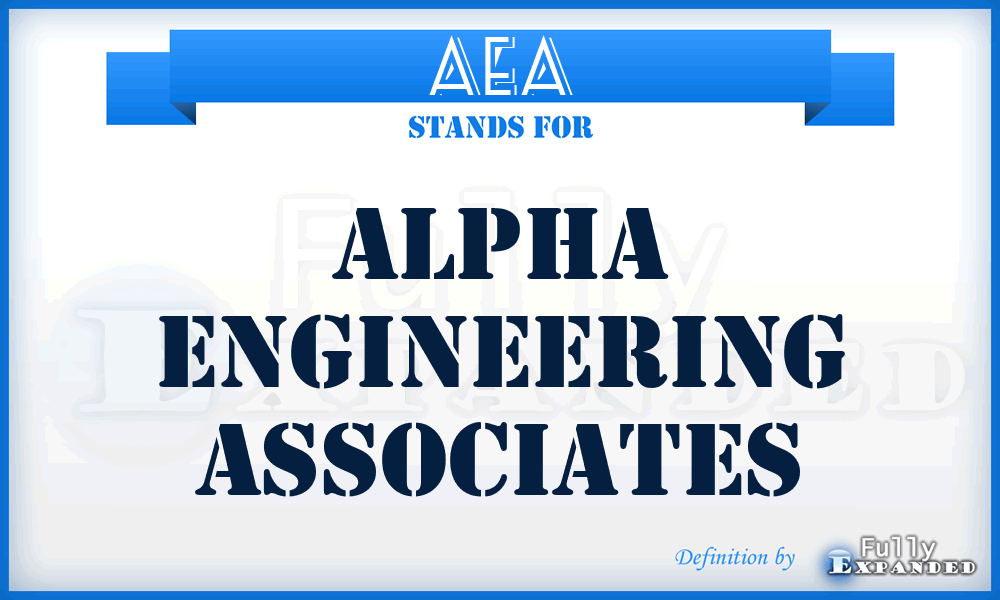 AEA - Alpha Engineering Associates