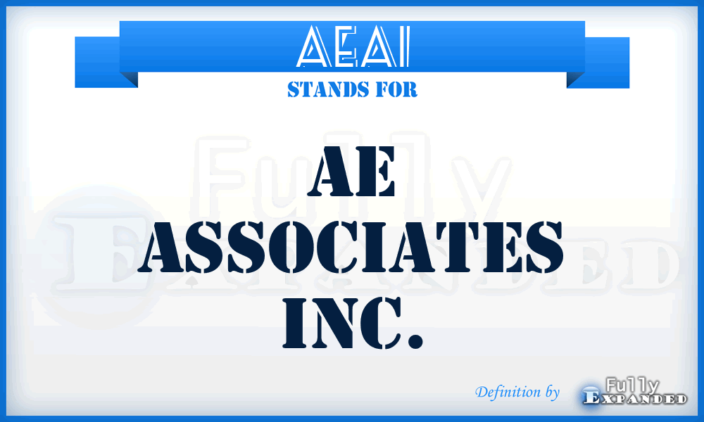 AEAI - AE Associates Inc.