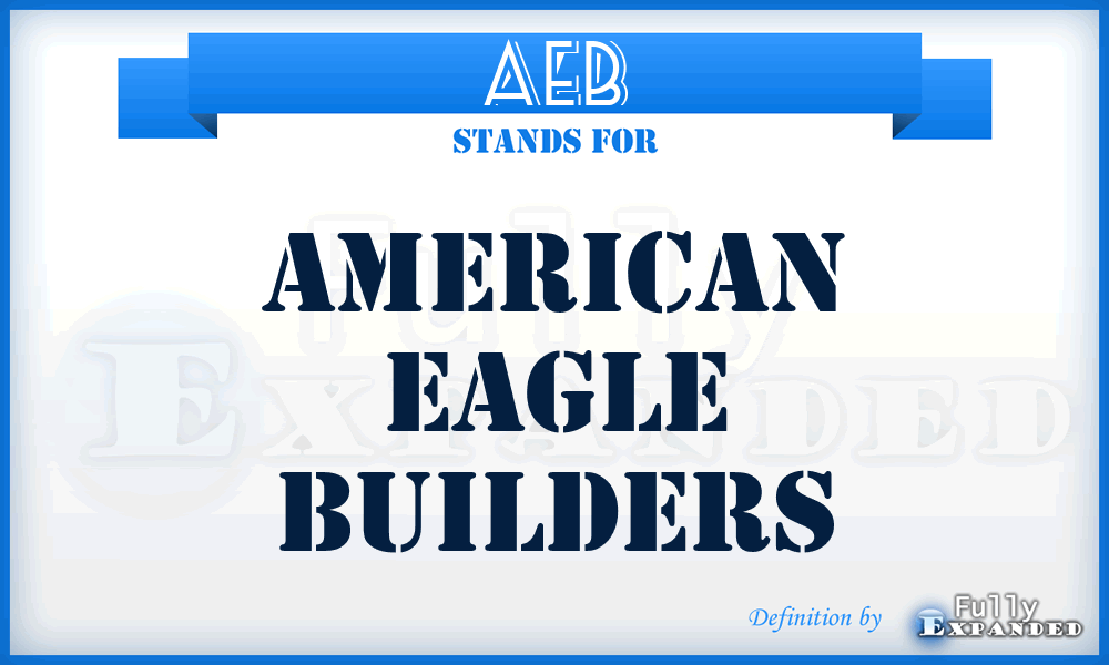 AEB - American Eagle Builders