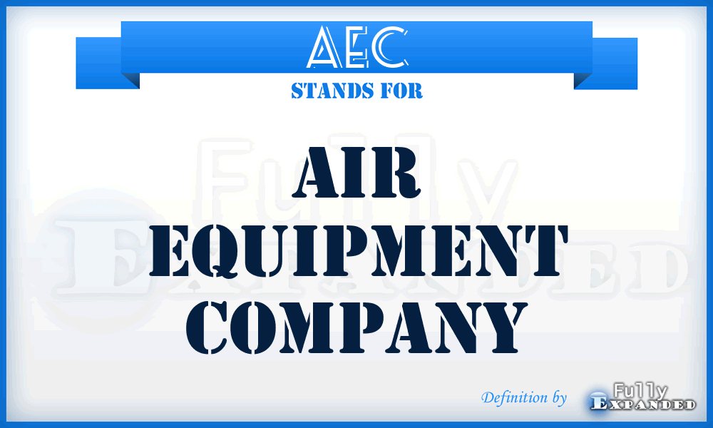 AEC - Air Equipment Company