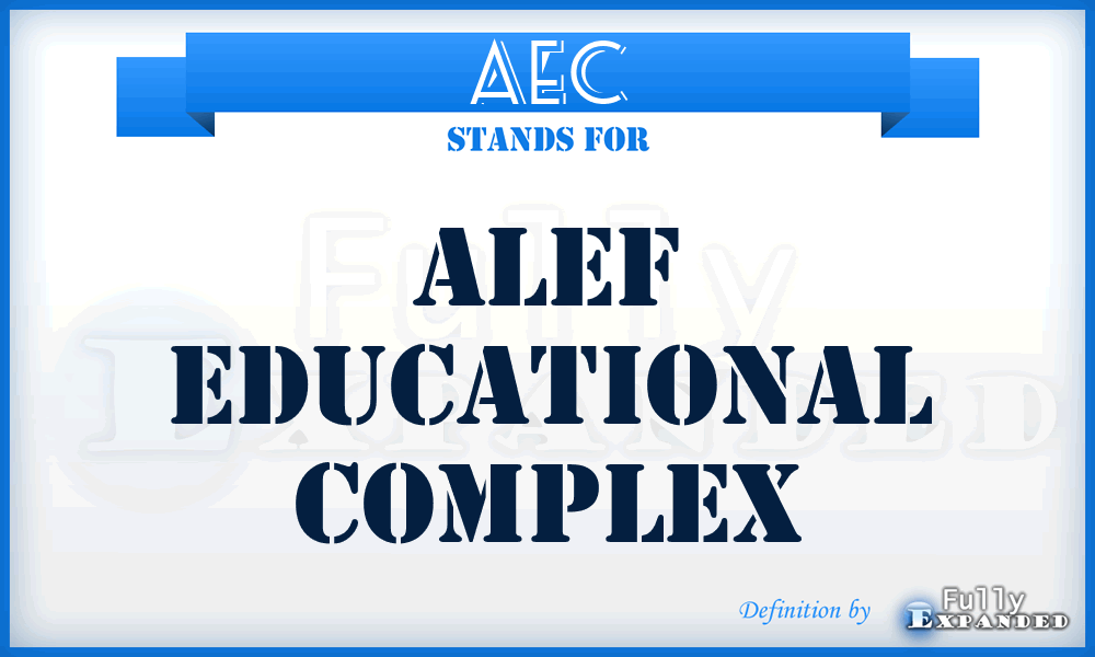 AEC - Alef Educational Complex
