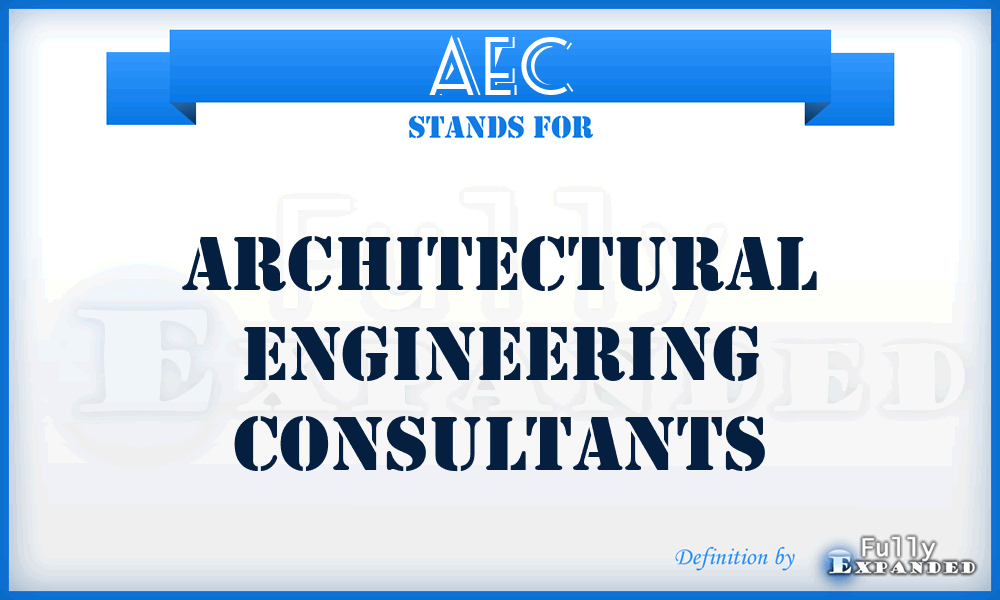 AEC - Architectural Engineering Consultants