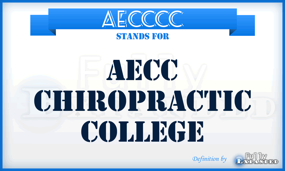 AECCCC - AECC Chiropractic College