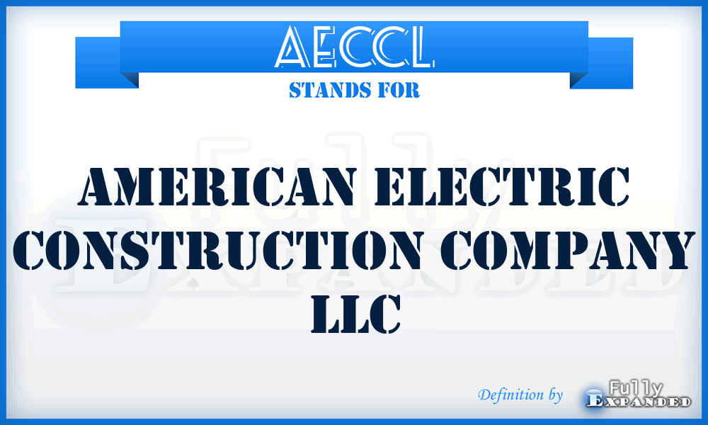 AECCL - American Electric Construction Company LLC