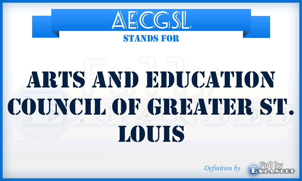 AECGSL - Arts and Education Council of Greater St. Louis