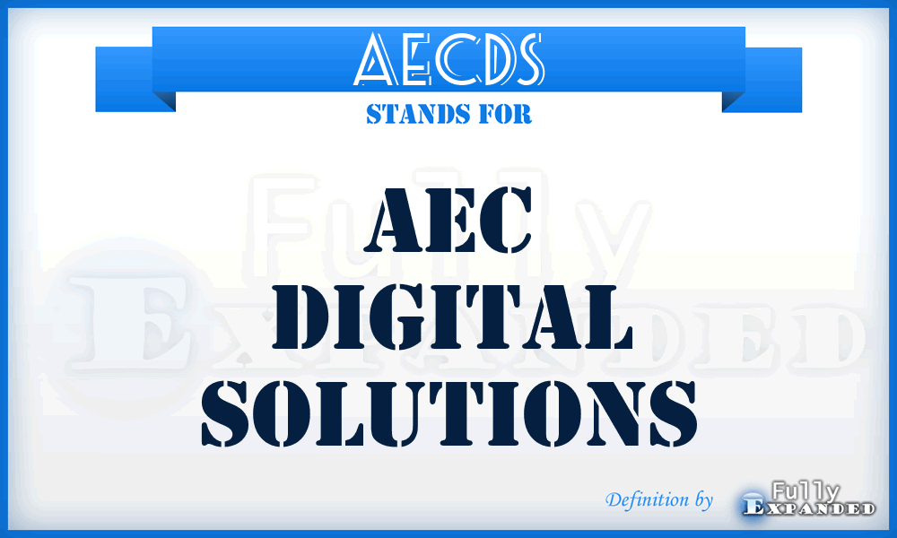 AECDS - AEC Digital Solutions