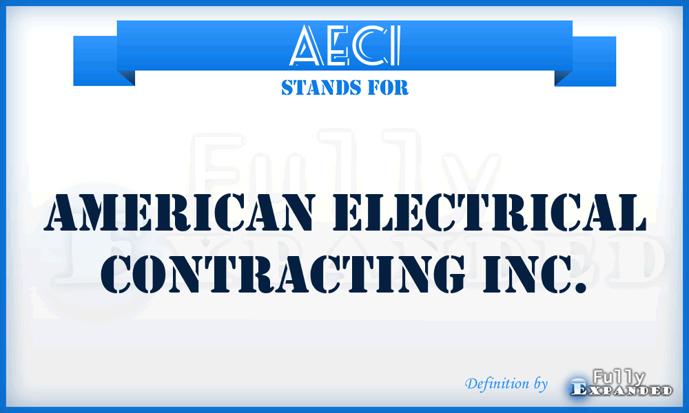 AECI - American Electrical Contracting Inc.
